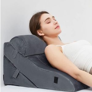 HomeMate 3 PCS Bed Wedge Pillow Set, Orthopedic Pillows for After Surgery